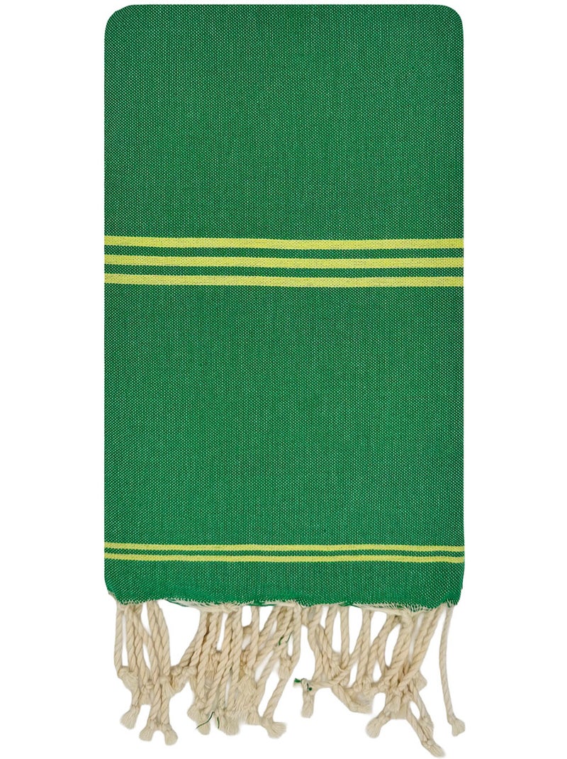 Reva | fouta serviette plage anti sable coton recyclé 1x2 m mykonos Bleu - Kiabi