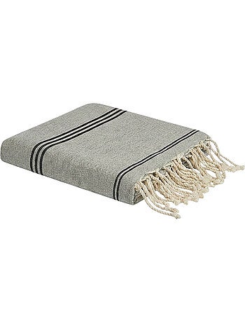 Reva | fouta serviette plage anti sable coton recyclé 1x2 m mykonos