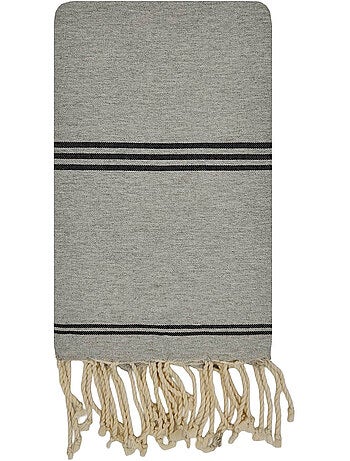 Reva | fouta serviette plage anti sable coton recyclé 1x2 m mykonos