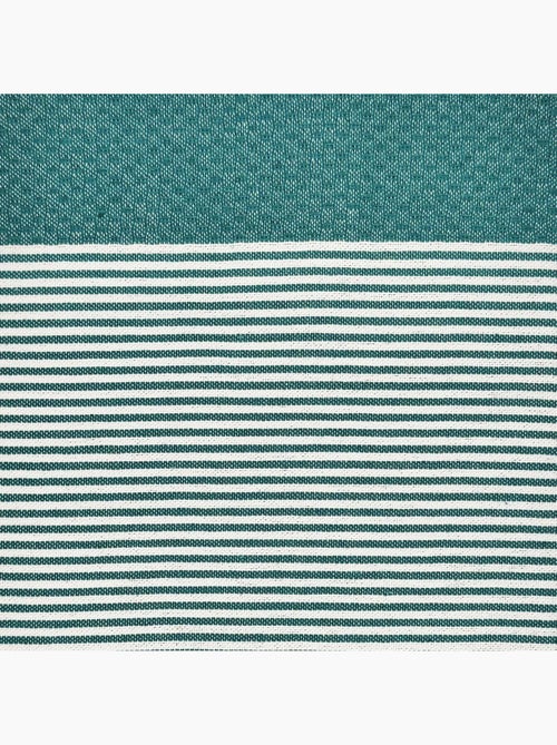 Reva | Fouta serviette plage nid d'abeille coton recyclé 1x2 m Seychelles - Kiabi Reva | Fouta serviette plage nid d'abeille coton recyclé 1x2 m Seychelles - Kiabi