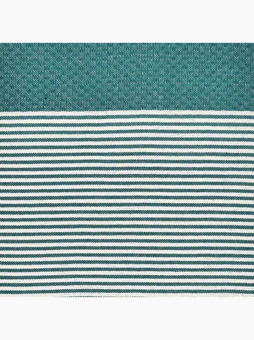 Reva | Fouta serviette plage nid d'abeille coton recyclé 1x2 m Seychelles - Kiabi Reva | Fouta serviette plage nid d'abeille coton recyclé 1x2 m Seychelles - Kiabi