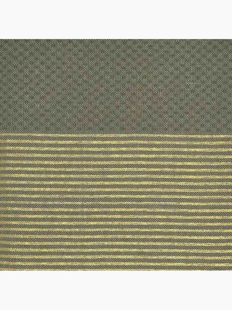Reva | Fouta serviette plage nid d'abeille coton recyclé 1x2 m Seychelles Kaki - Kiabi