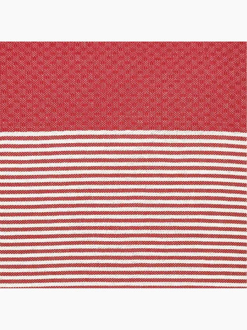 Reva | Fouta serviette plage nid d'abeille coton recyclé 1x2 m Seychelles - Kiabi