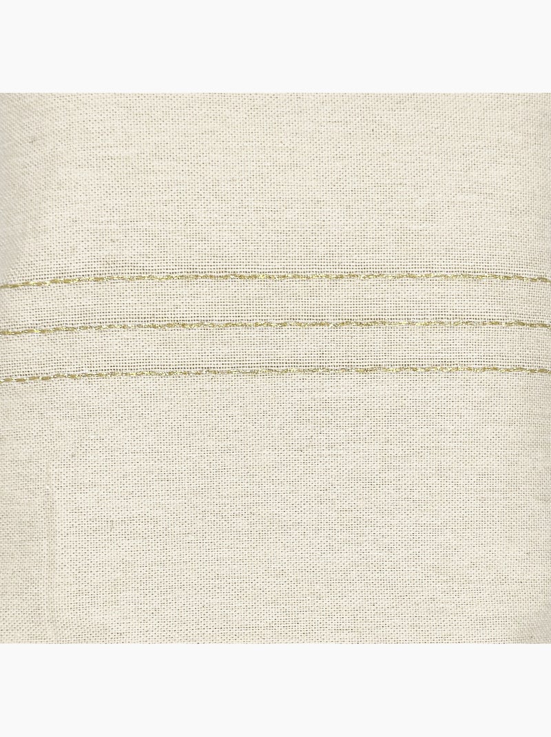 Reva | Fouta serviette plage XXL coton recyclé 2x3 m Bali Beige coquille - Kiabi
