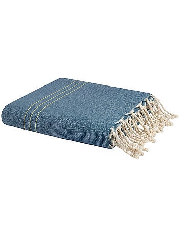 Reva | Fouta serviette plage XXL coton recyclé 2x3 m Bali