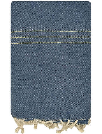 Reva | Fouta serviette plage XXL coton recyclé 2x3 m Bali