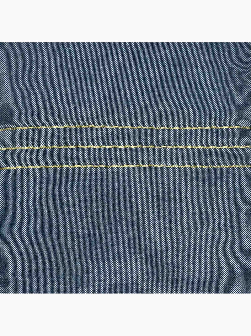 Reva | Fouta serviette plage XXL coton recyclé 2x3 m Bali Bleu jean - Kiabi