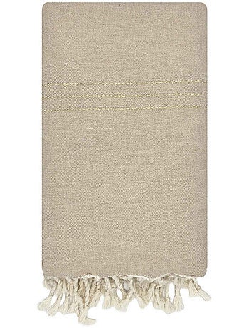 Reva | Fouta serviette plage XXL coton recyclé 2x3 m Bali