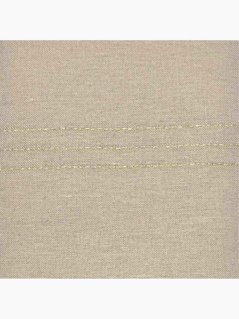 Reva | Fouta serviette plage XXL coton recyclé 2x3 m Bali Taupe - Kiabi