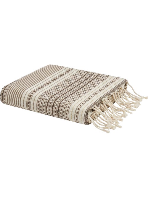 Reva | fouta tunisienne traditionnelle en coton recyclé 1x2 m bora bora - Kiabi Reva | fouta tunisienne traditionnelle en coton recyclé 1x2 m bora bora - Kiabi