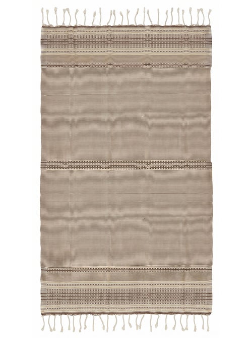 Reva | fouta tunisienne traditionnelle en coton recyclé 1x2 m bora bora - Kiabi Reva | fouta tunisienne traditionnelle en coton recyclé 1x2 m bora bora - Kiabi