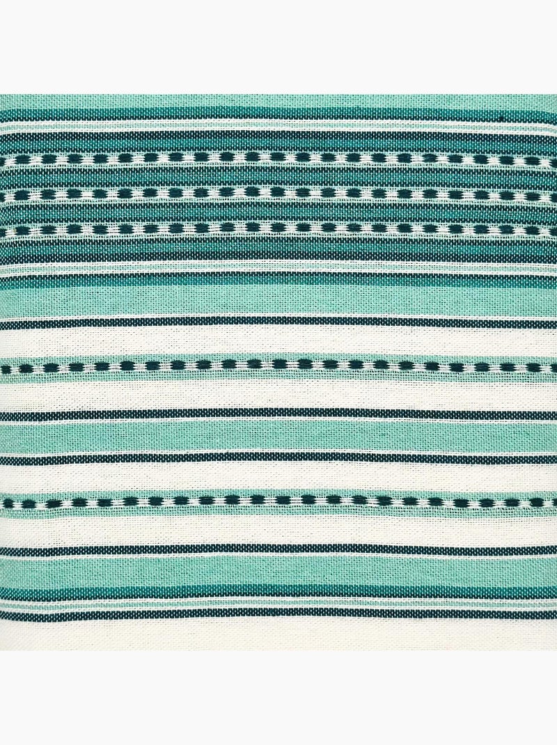 Reva | Fouta tunisienne traditionnelle en coton recyclé 1x2 m Bora Bora Blanc - Kiabi