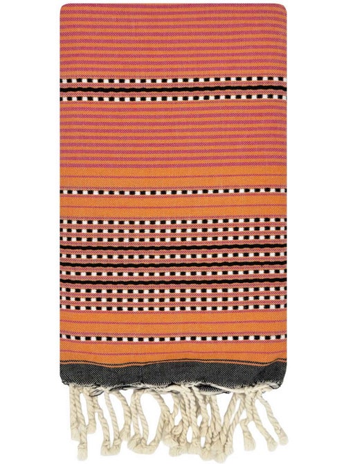 Reva | Fouta tunisienne traditionnelle en coton recyclé 1x2 m Bora Bora - Kiabi Reva | Fouta tunisienne traditionnelle en coton recyclé 1x2 m Bora Bora - Kiabi