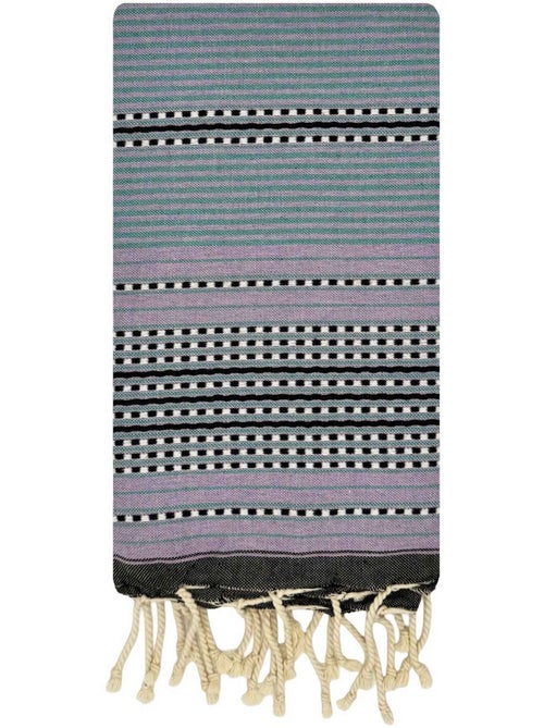 Reva | Fouta tunisienne traditionnelle en coton recyclé 1x2 m Bora Bora - Kiabi Reva | Fouta tunisienne traditionnelle en coton recyclé 1x2 m Bora Bora - Kiabi