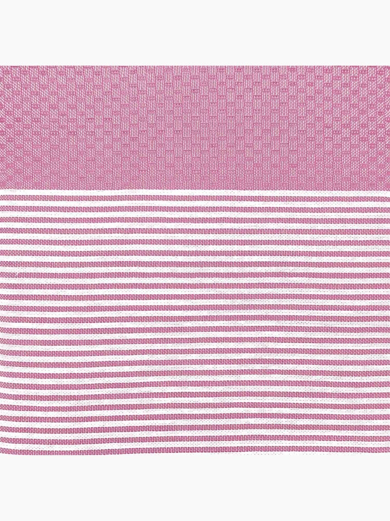Reva | Mini fouta enfant en coton recyclé 70x140 cm Félicité Rose clair - Kiabi