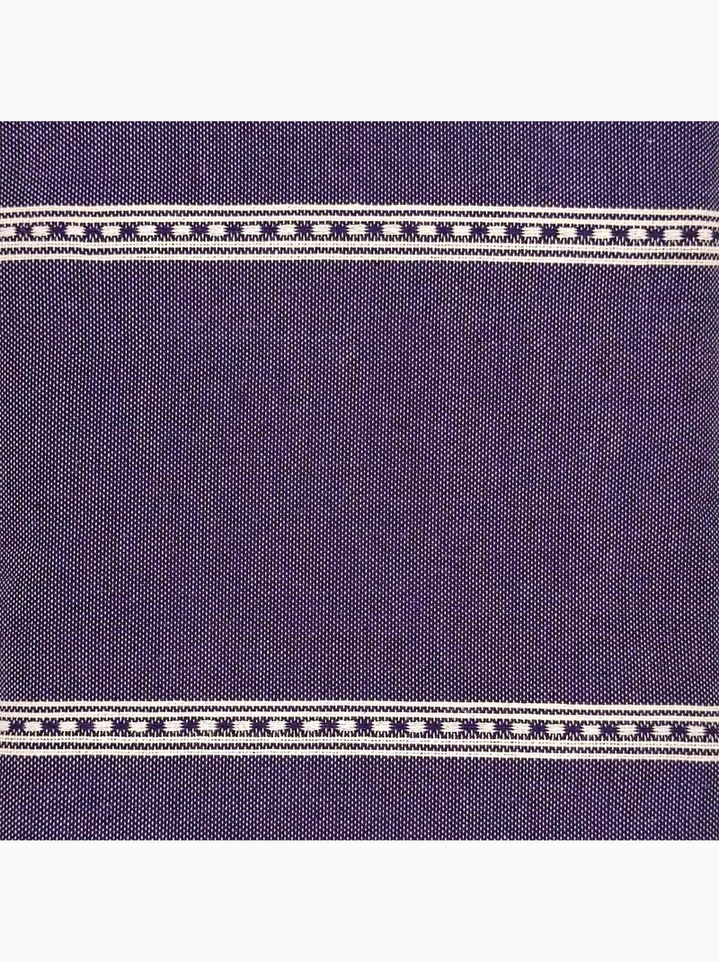 Reva | Traditionnelle fouta en coton recyclé anti-sable 1mx2m Djerba Violet - Kiabi