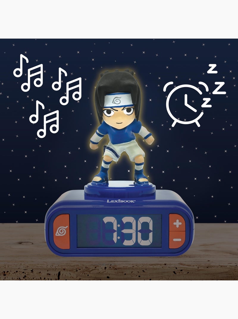 Réveil - Veilleuse Sasuke avec effets sonores Bleu - Kiabi