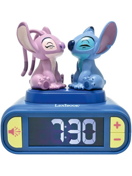 Réveil - Veilleuse Stitch & Angel avec effets sonores - Kiabi