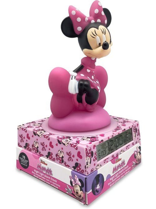 Réveil 3d - disney minnie mouse - rose - Kiabi