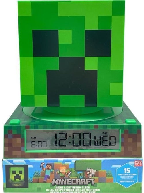 Réveil 3d - minecraft creeper - Kiabi