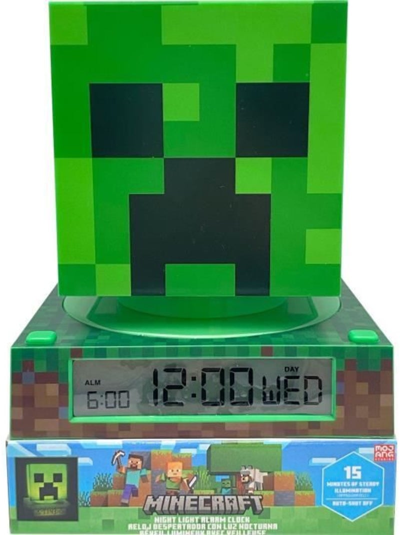Réveil 3d - minecraft creeper Vert - Kiabi