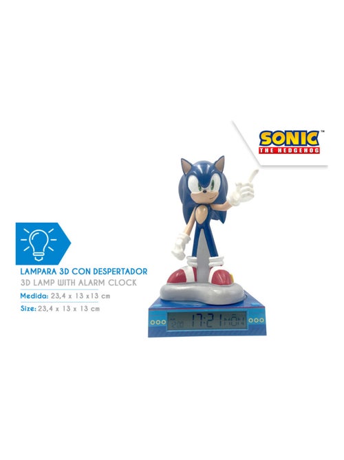 Réveil 3D - Sonic - Kiabi