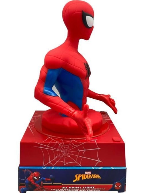 Réveil 3d - spiderman - rouge - Kiabi Réveil 3d - spiderman - rouge - Kiabi
