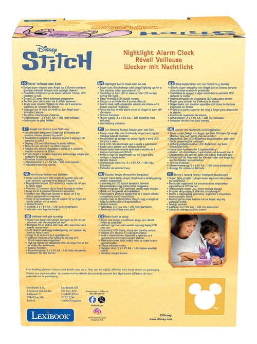 Réveil avec Veilleuse Angel en 3D - Kiabi