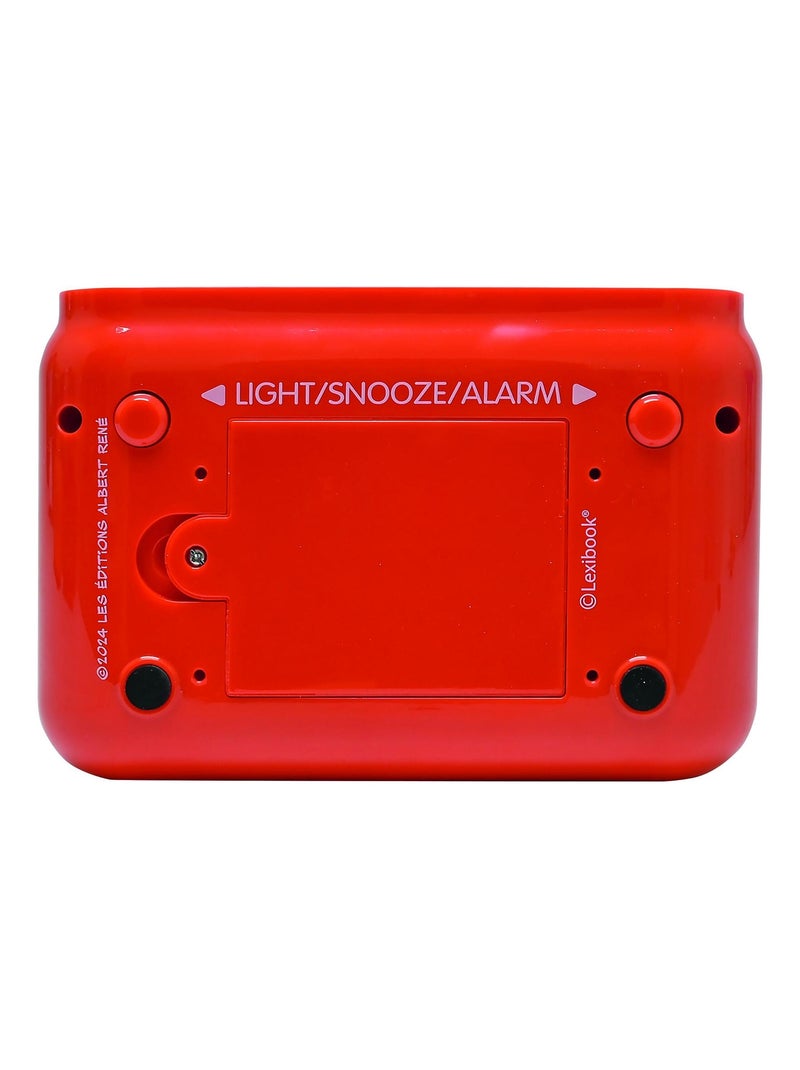 Réveil avec veilleuse Astérix en 3D Rouge - Kiabi