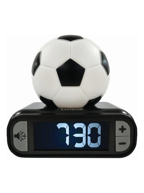 Réveil avec veilleuse Ballon de football en 3D - Kiabi