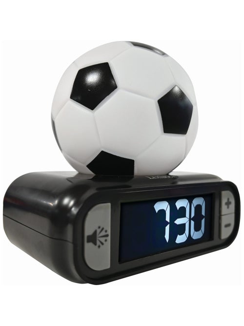 Réveil avec veilleuse Ballon de football en 3D - Kiabi