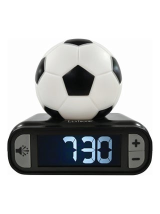 Réveil avec veilleuse Ballon de football en 3D