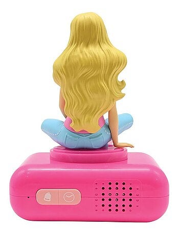 Réveil avec veilleuse Barbie en 3D
