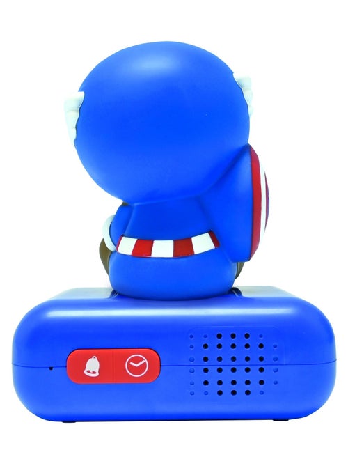 Réveil avec Veilleuse Captain America en 3D - Kiabi