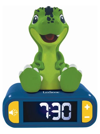 Réveil avec veilleuse Dinosaure en 3D