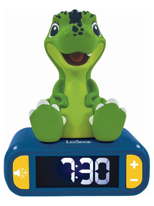 Réveil avec veilleuse Dinosaure en 3D - Kiabi