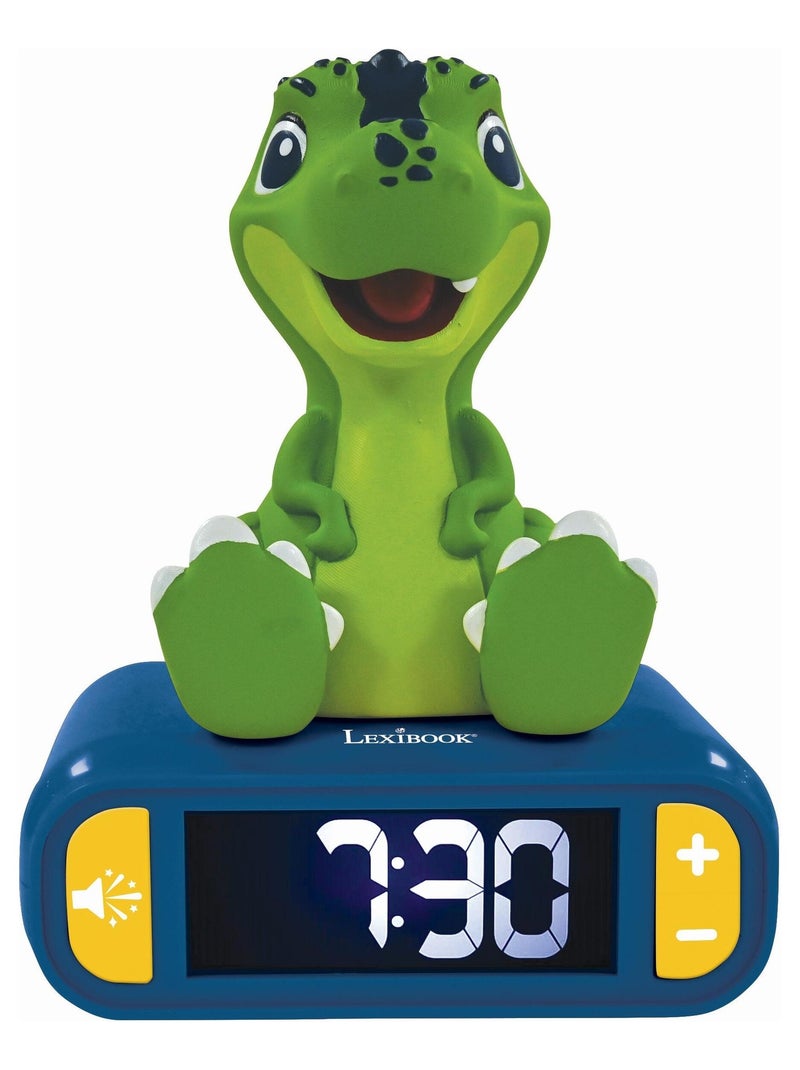 Réveil avec veilleuse Dinosaure en 3D N/A - Kiabi