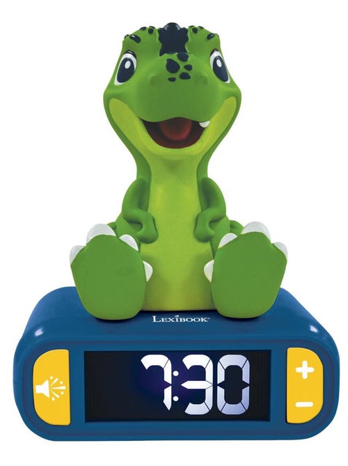 Réveil avec veilleuse Dinosaure en 3D - Kiabi