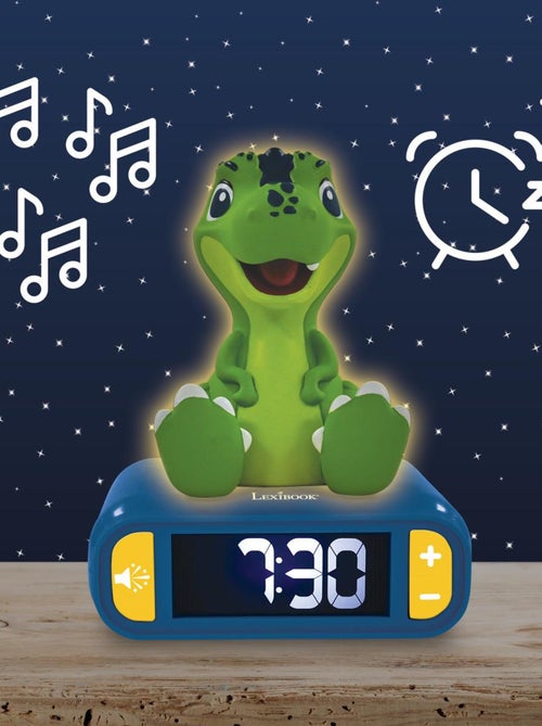 Réveil avec veilleuse Dinosaure en 3D - Kiabi