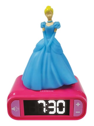 Réveil avec veilleuse Disney Princesses Cendrillon 3D