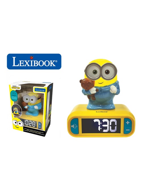 Réveil avec Veilleuse en 3D design Les Minions - Kiabi