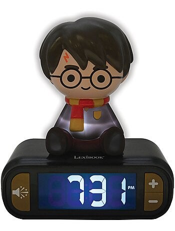 Réveil avec veilleuse Harry Potter en 3D
