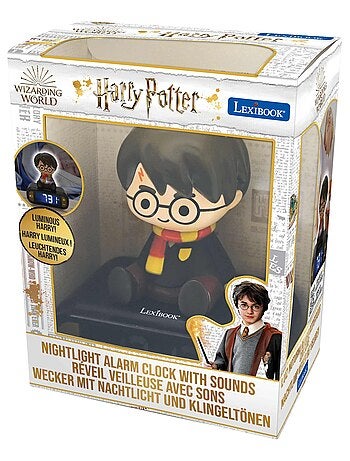Réveil avec veilleuse Harry Potter en 3D