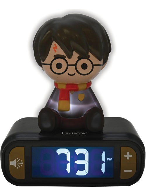 Réveil avec veilleuse Harry Potter en 3D - Kiabi