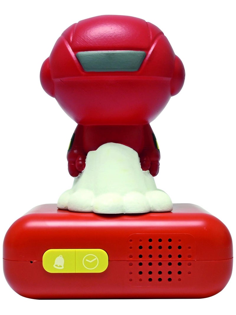 Réveil avec Veilleuse Iron Man en 3D Rouge - Kiabi