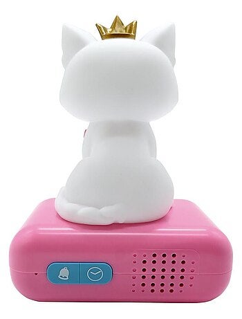 Réveil avec Veilleuse Lumineuse Chat en 3D