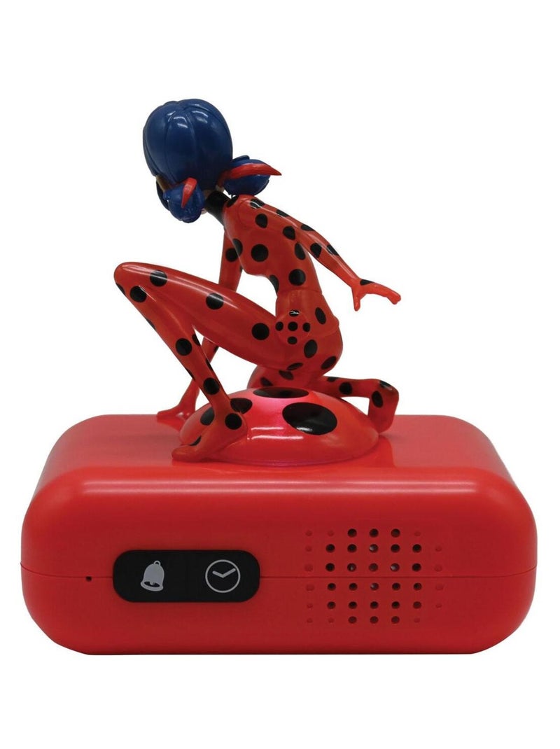 Réveil avec veilleuse Miraculous en 3D Rouge - Kiabi