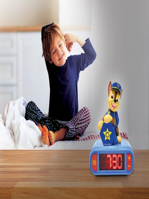 Réveil avec veilleuse Paw Patrol Chase en 3D - Kiabi