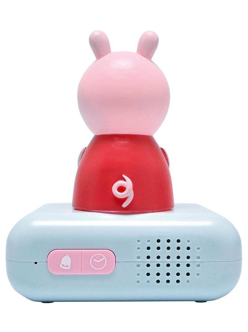 Réveil avec veilleuse Peppa Pig en 3D Rose - Kiabi