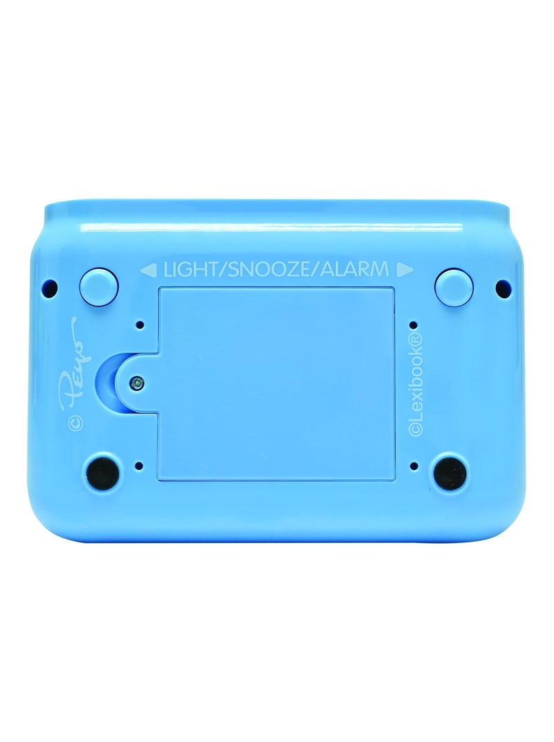 Réveil avec veilleuse Schtroumpfette en 3D Bleu - Kiabi